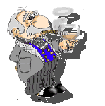 Пожилые люди Пожилой мужчина с бокалом и сигарой аватар