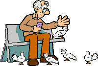 Пожилые люди Старик и голуби аватар