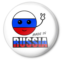 Политика Смайлик цвета флага. Сделано в России аватар