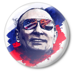 Политика Путин на фоне российских цветов аватар