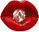 Поцелуй Губы держат бриллиант аватар