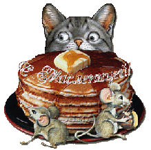 Праздники Кошки-мышки с масленицей аватар