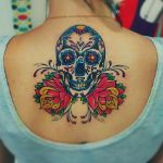 Привидения, скелеты, черти Цветная татуировка в виде черепа аватар