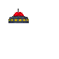 Пришельцы, инопланетяне Маленький летательный аппарат с красно-желтым освещением аватар