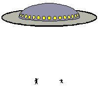Пришельцы, инопланетяне UFO с желтыми огоньками аватар