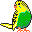 Птицы Желто-зеленый попугай аватар