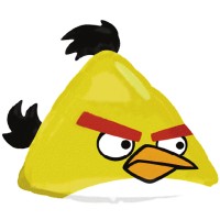 Птицы Angry birds желтая. Воздушный шарик аватар