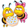 Пчелы Букет ромашек любимой пчелке аватар