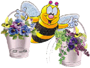 Пчелы Пчелка с цветами аватар