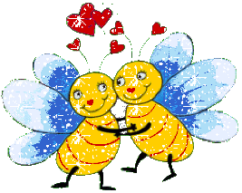 Пчелы Влюблённая парочка пчёл аватар