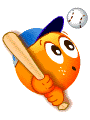 Разноцветные смайлы, пушистики Бейсбол аватар