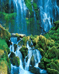 Водопады, реки Голубой водопад аватар