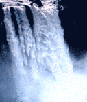 Водопады, реки Водопад в горах аватар