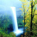 Водопады, реки Крутой водопад аватар