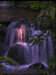 Светящийся водопад