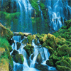 Водопады, реки Очень красивый водопад аватар