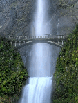 Водопады, реки Мостик через водопад аватар