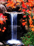 Водопады, реки Осень. Водопад аватар
