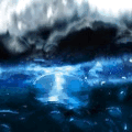 Огонь, вода Капелька на голубом аватар