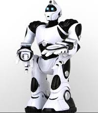 Роботы Черно-белый робот аватар