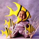 Рыбки Ребёнок в костюме рыбки аватар
