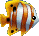 Рыбки Бело-желтая рыба аватар
