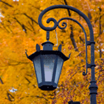 Салют, свечи, фонари Фонарь на фоне осенне листвы аватар