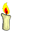 Салют, свечи, фонари Свечка догорает аватар