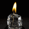 Салют, свечи, фонари Чёрная свеча аватар