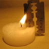 Салют, свечи, фонари Свечка и лезвие аватар
