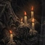 Салют, свечи, фонари В темноте горение свечей аватар