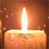 Салют, свечи, фонари Свеча с игривым пламенем аватар