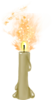 Салют, свечи, фонари Свечка с желто-розовым пламенем аватар