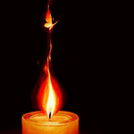 Салют, свечи, фонари Горящая свеча аватар