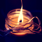 Салют, свечи, фонари Свеча в баночке с ленточкой аватар