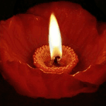 Салют, свечи, фонари Огонь свечи в красном маке аватар