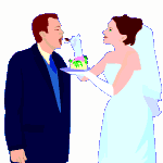 Свадьба Невеста угощает аватар
