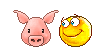 Свинки, поросята Смайлик со свинкой аватар