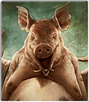 Свинки, поросята Смеющийся свин аватар