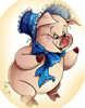 Свинки, поросята Свинка в чепчике аватар