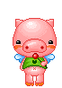 Свинки, поросята Свиньюшка в зеленом платьице аватар
