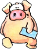 Свинки, поросята Свинка с конвертом аватар