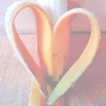 Сердце, сердечко Банановая кожура в виде сердца аватар