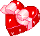 Сердце, сердечко Сердечко-подарок с розовой лентой аватар
