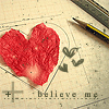 Сердце, сердечко Сердце (believe me) аватар