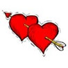 Сердце, сердечко Сердца на стреле аватар