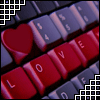 Сердце, сердечко Сердце вместо клавиши на клавиатуре (love) аватар