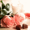 Сердце, сердечко Букет роз с конфетами в виде сердечек аватар