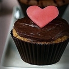 Сердце, сердечко Шоколадный кекс с сердечком аватар