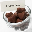 Сердце, сердечко Шоколадные конфетки в виде сердечек (i love you) аватар